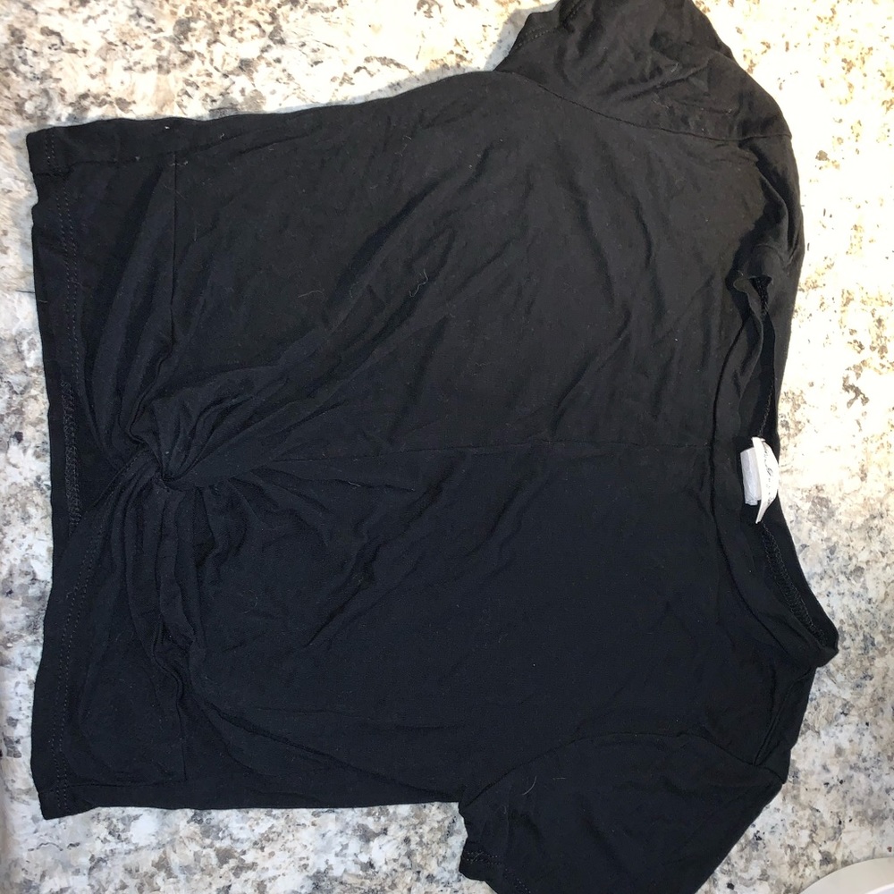 Black crop top
